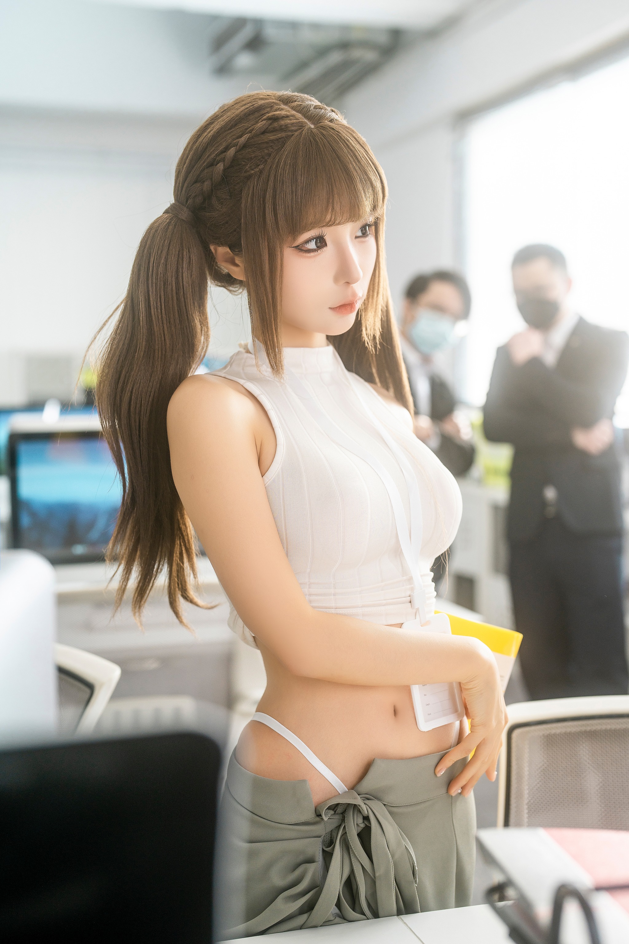 图片[1]-蠢沫沫 – NO.324  四月T3订阅《工作时间》[98P]-XikXak